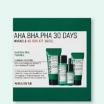 SOME BY MI 30Days Miracle AC SOS kit بكج المعجزة لعلاج حبوب البشرة