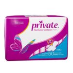 برايفت فوط صحية maxi pocket حجم كبير  50 قطعة