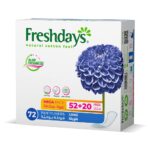 برايفت freshdays فوط صحية يومية طويلة بدون عطر 72 قطعة